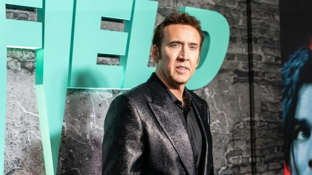 Nicholas Cage attends premiere of Universal Pictures Renfield at MoMA in New York on March 28^ 2023