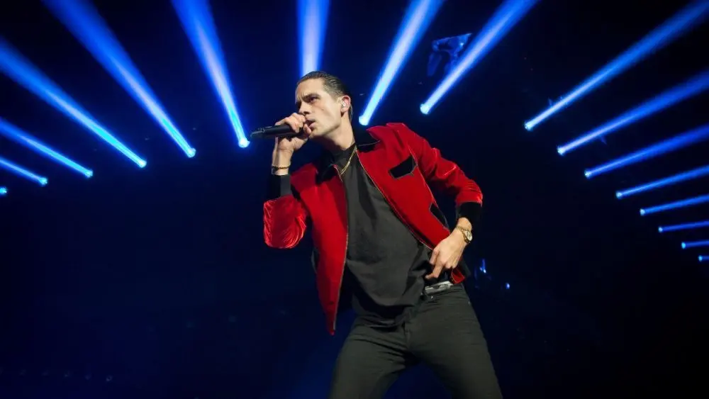 Gerald Earl Gillum also known as G-Eazy performs at the Oracle Arena in Oakland. Oakland^ CA/USA - 12/14/2016