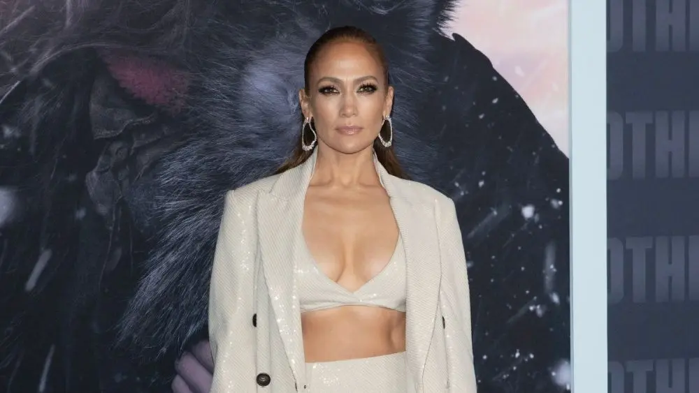 Jennifer Lopez at The Mother Premiere at the Village Theater on May 10^ 2023 in Westwood^ CA