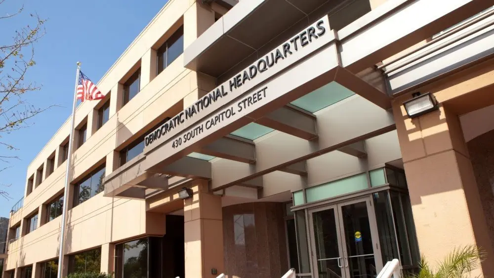 Democratic National Committee Headquarters in Washington^ DC on September 10^ 2016. The DNC is the formal governing body for the United States Democratic Party.