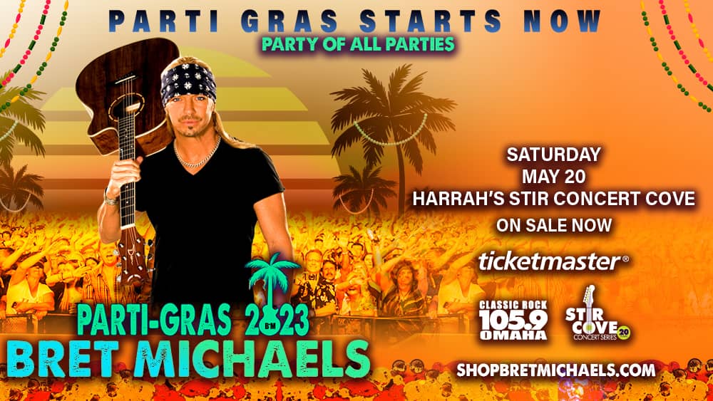 Bret Michaels Harrah’s Stir Cove AM 590 ESPN OMAHA