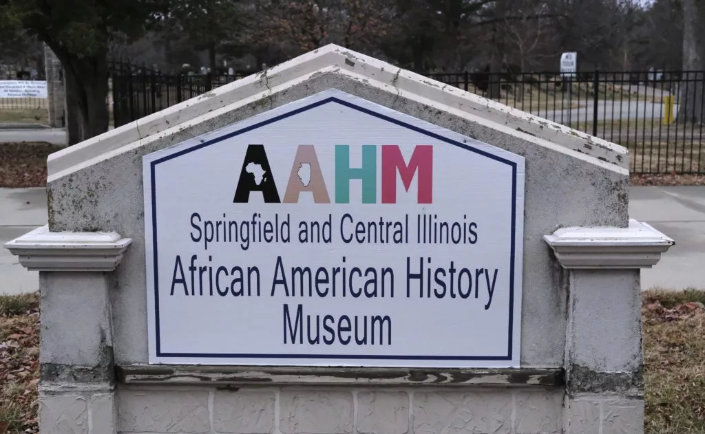 AAHM Sign in Springfield, Illinois (Credit: Trent R. Nelson)