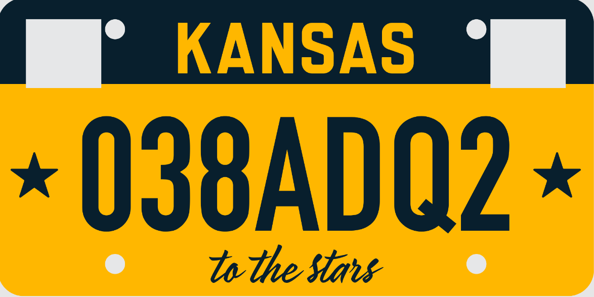 kansas-license-plate