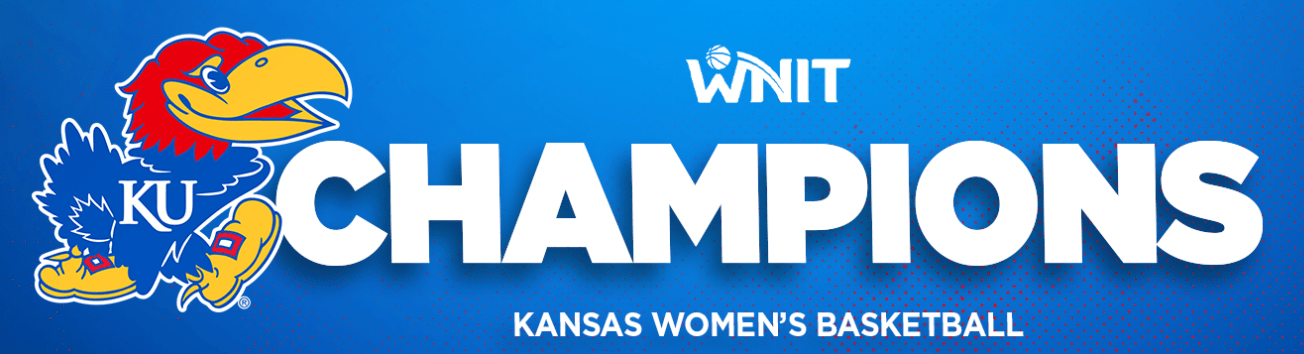 Kansas women's basketball team claims WNIT championship | T95 The Rock ...