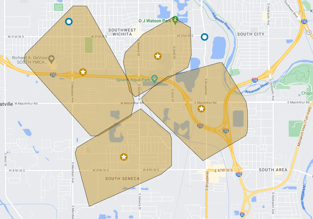Power outage affects large areas of south Wichita T95 The Rock Station