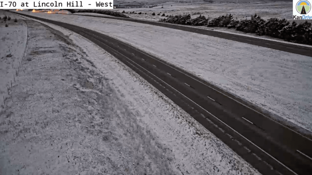 Rain, snow move through central Kansas
