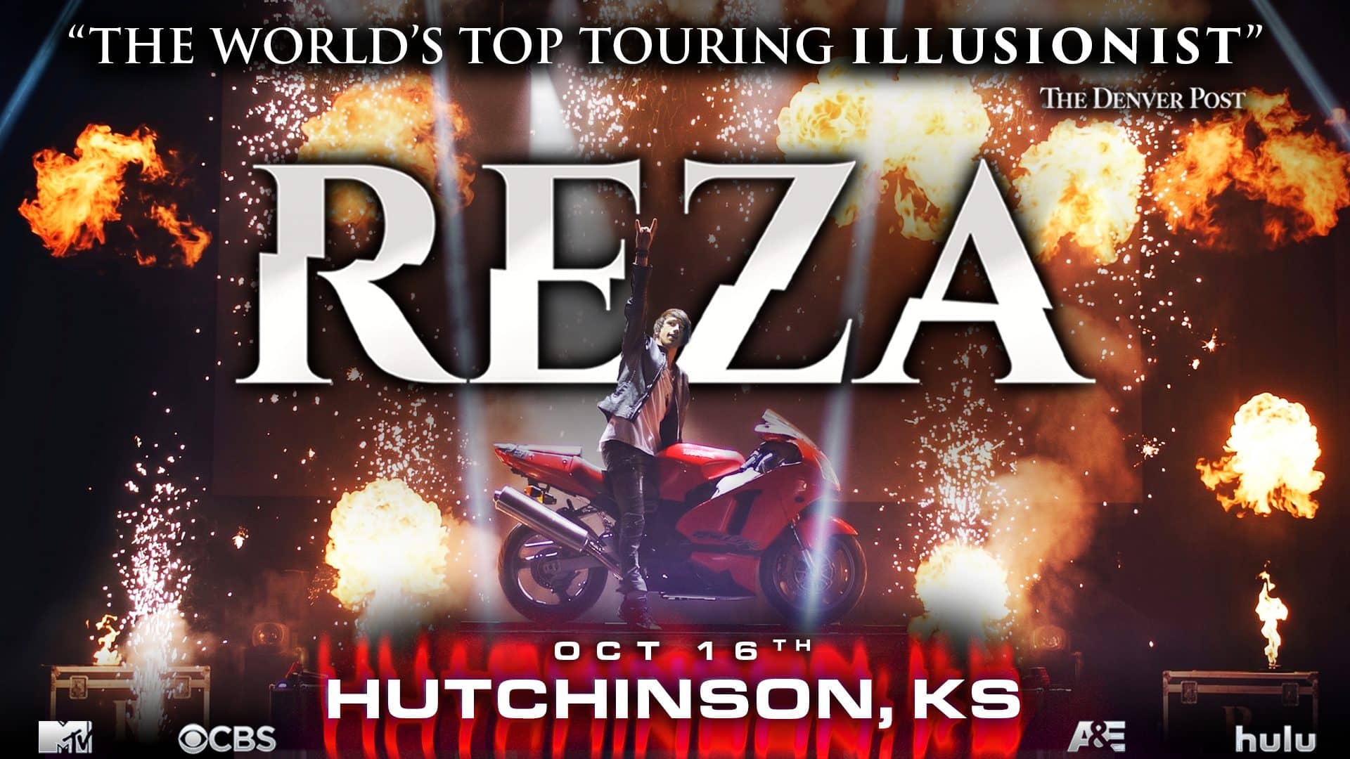 REZA @ Fox Theatre in Hutchinson – T95 The Rock Station