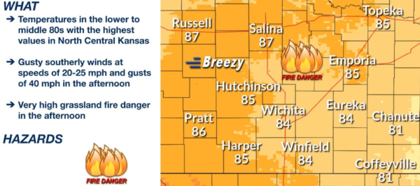 Fire danger continues across Kansas | Classic Rock 104.5