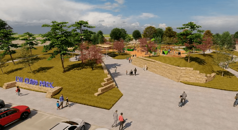 Park Development Project Design concept, budget approved for south Wichita park project ...