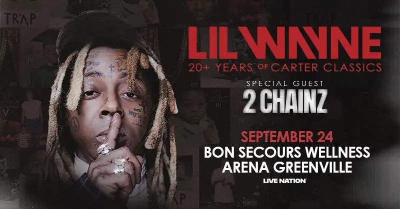 static_social-x_800x419_lilwayne_2026_regional_bonsecourswellnessarenagreenville_0924