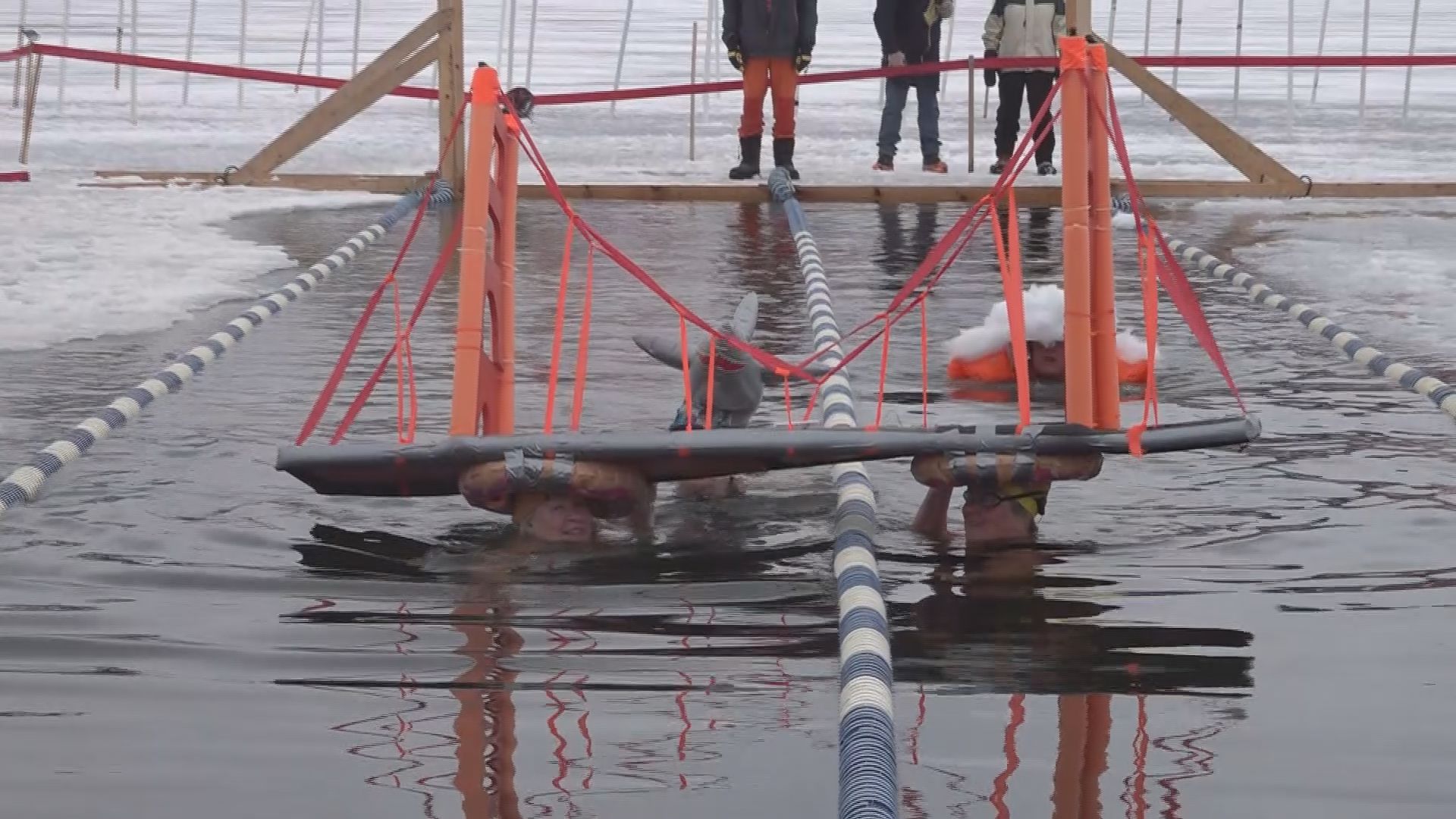 Lake Memphremagog sees worldwide travelers for the 10th Winter Swimming