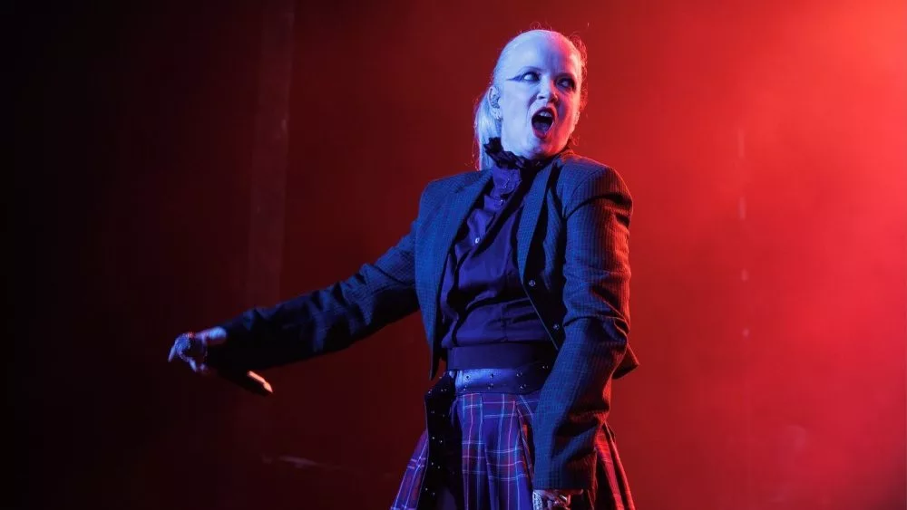 Shirley Manson^ lead singer of Garbage performs at Razzmatazz on July 9^ 2024. BARCELONA^ SPAIN