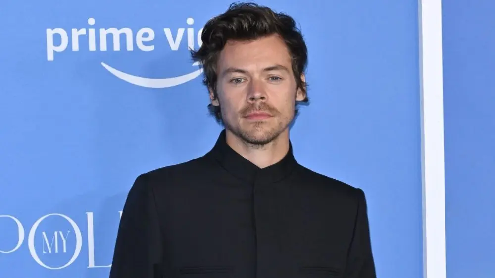 Harry Styles at the premiere for "My Policeman" at the Regency Bruin Theatre. LOS ANGELES^ CA. November 01^ 2022