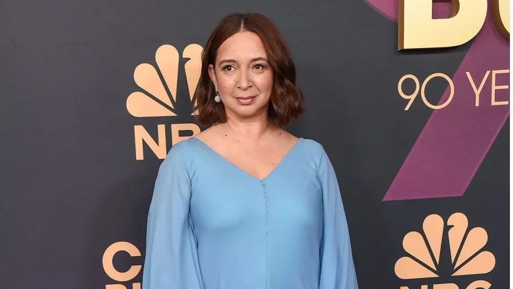 Maya Rudolph arrives for Carol Burnett: 90 Years of Laughter + Love on April 26^ 2023 in Hollywood^ CA LOS ANGELES - APR 26