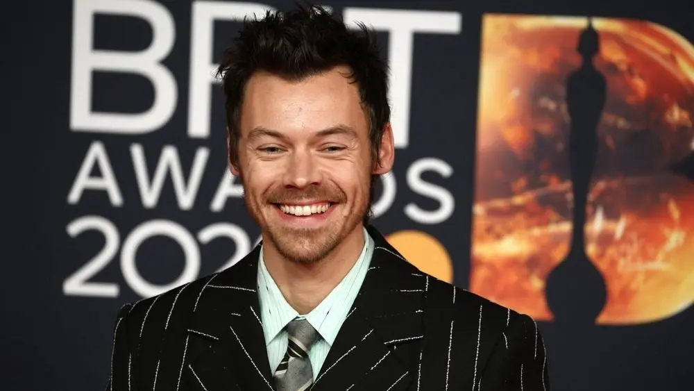 Harry Styles attends The BRIT Awards 2026 at Co-op Live. Manchester^ United Kingdom - February 28^ 2026