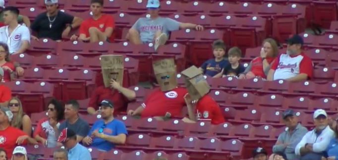 Reds Fans Were Told To Remove Bags From Their Heads Mid-Game - Vimarsana News