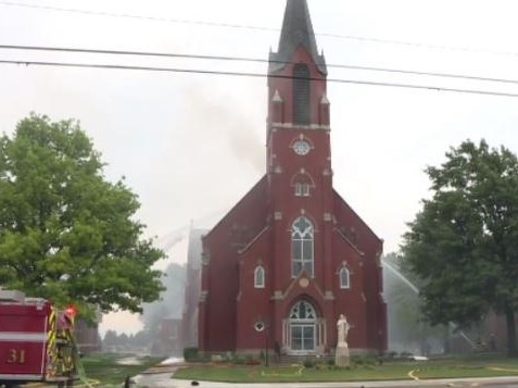 andale-church-fire