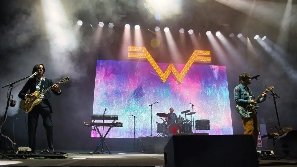 Weezer closes the Beal street music festival Memphis^ Tennessee USA - 05-01-2022