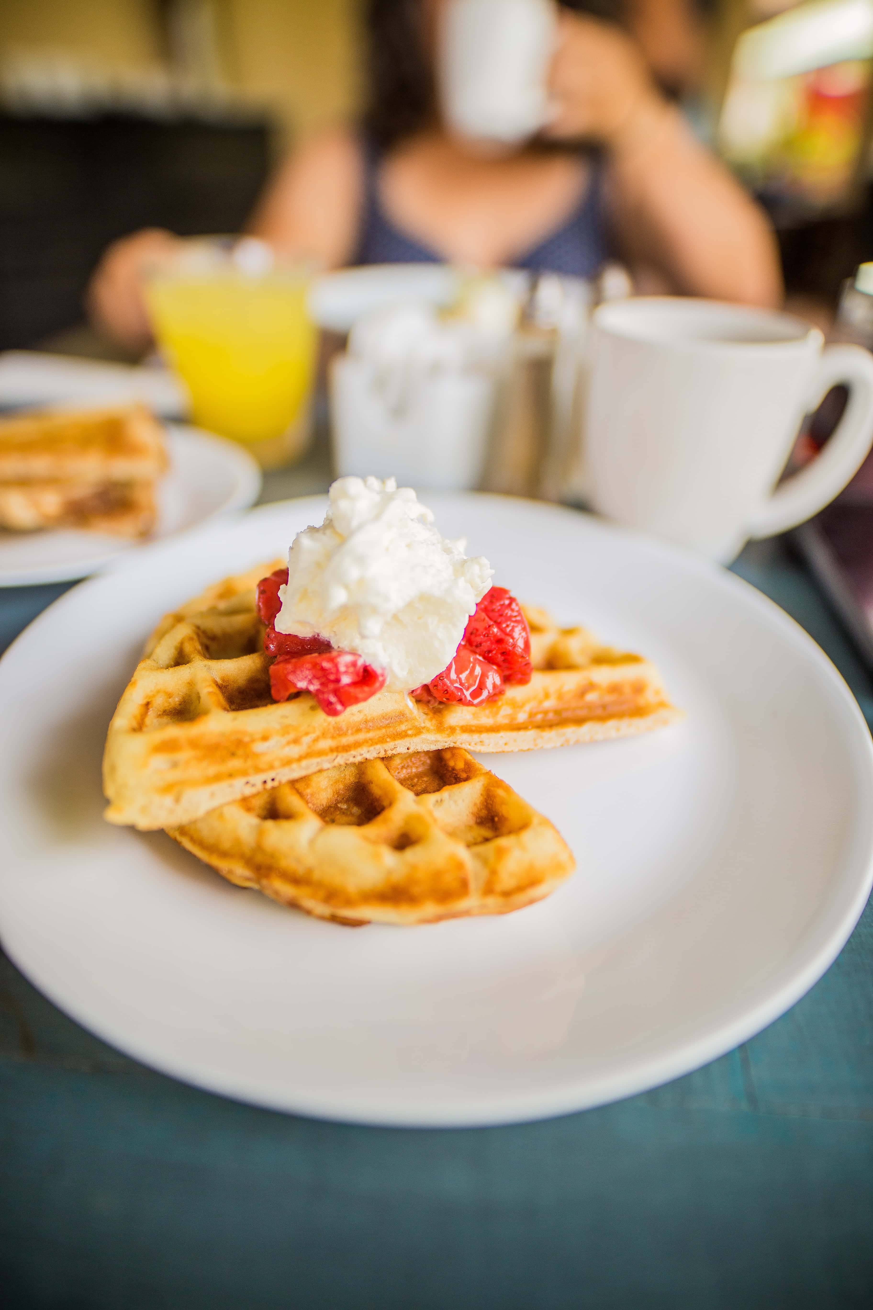 two-waffle-slices-on-white-plate-3023740