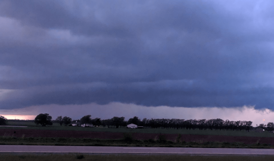 Tornadoes hit Oklahoma, one death reported