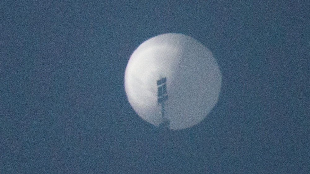 Chinese spy balloon seen over Kansas City area