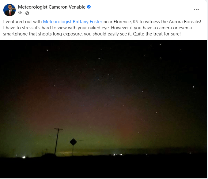 Northern Lights In KansasPics and Why You Could See Them 101.3 KFDI