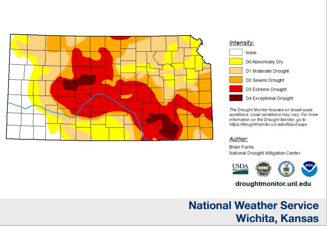 NWS Drought Map 