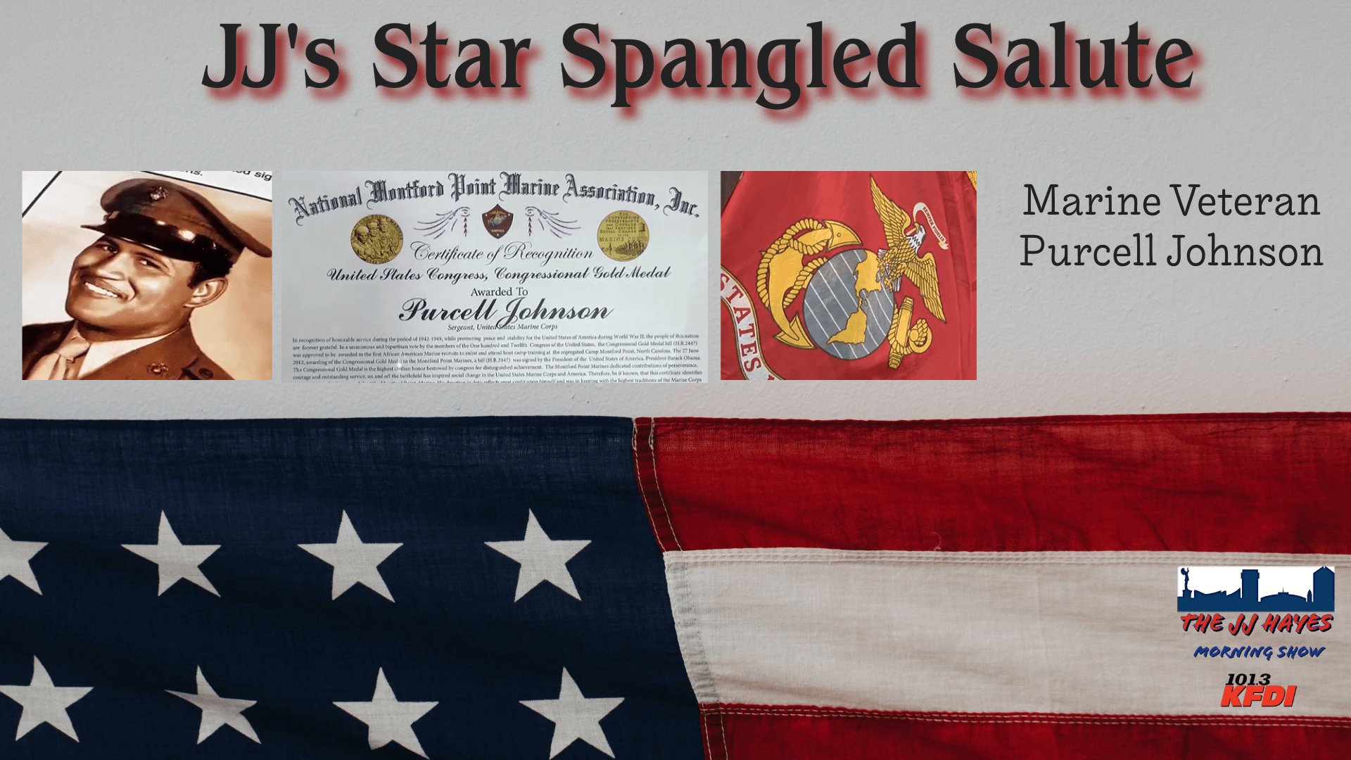 JJ's Star Spangled Salute: A Marine Receives Congressional Gold Medal ...