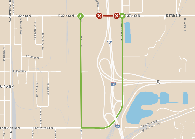 Portion of north Wichita street to close for patching work