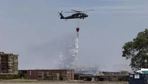 helicopter-fire-drop-at-evergreen-recycling