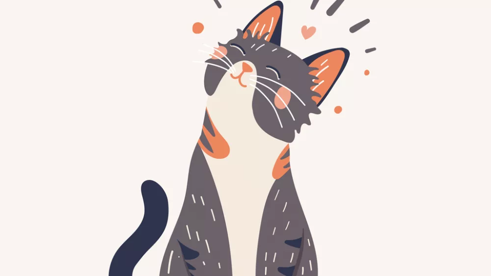 kitten-sitting-and-dreaming-cute-illustration-of-cat-with-closed-eyes-isolated-on-white-background-vector-illustration