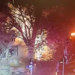 Firefighter hospitalized after south Wichita house fire