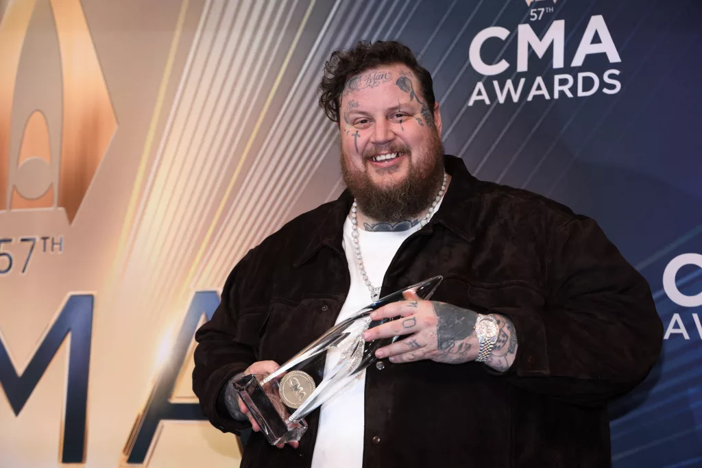 Jelly Roll Did What with his CMA Award | 103.7 Your Variety