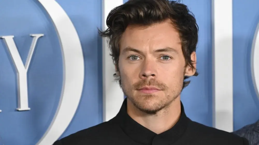 Harry Styles at the premiere for "My Policeman" at the Regency Bruin Theatre LOS ANGELES^ CA. November 01^ 2022