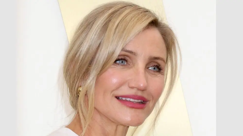 Cameron Diaz at the Apple TV Press Day at the Barker Hanger on February 3^ 2026 in Santa Monica^ CA