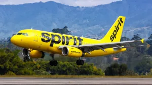 Spirit Airbus A319 airplane