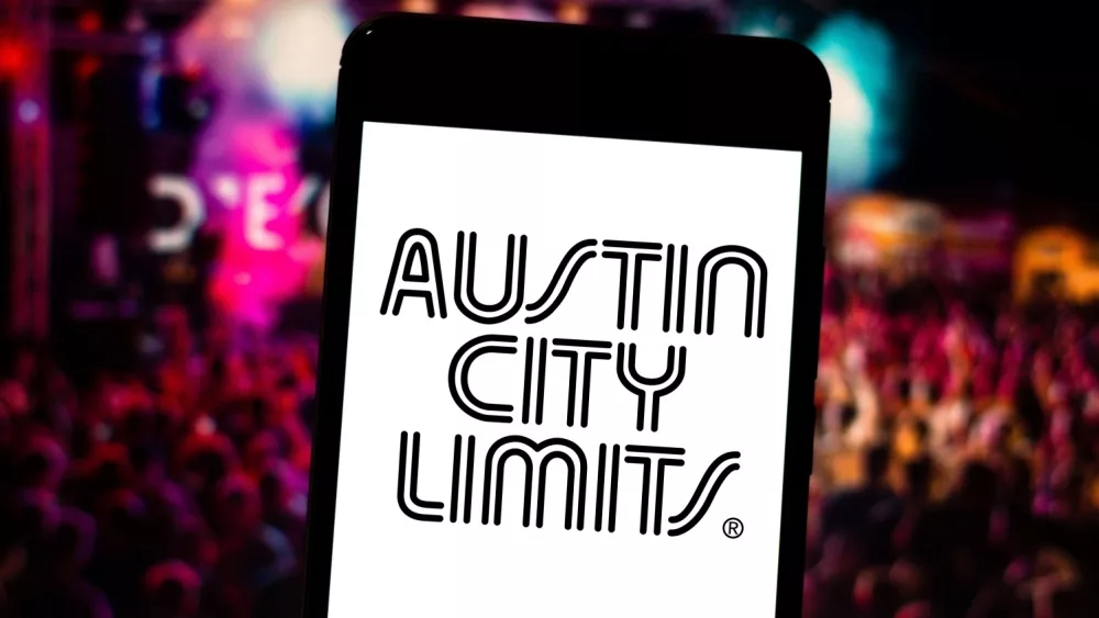 Austin City Limits Music Festival logo on the mobile device. The Austin City Limits is an annual music festival that takes place at Zilker Park in Austin^ Texas.