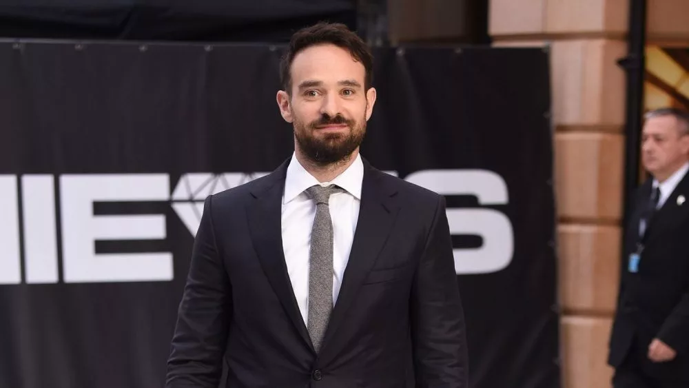 Charlie Cox at the World Premiere of "King of Thieves" at the Vue Cinema^ Leicester Square^ London. LONDON^ UK. September 12^ 2018