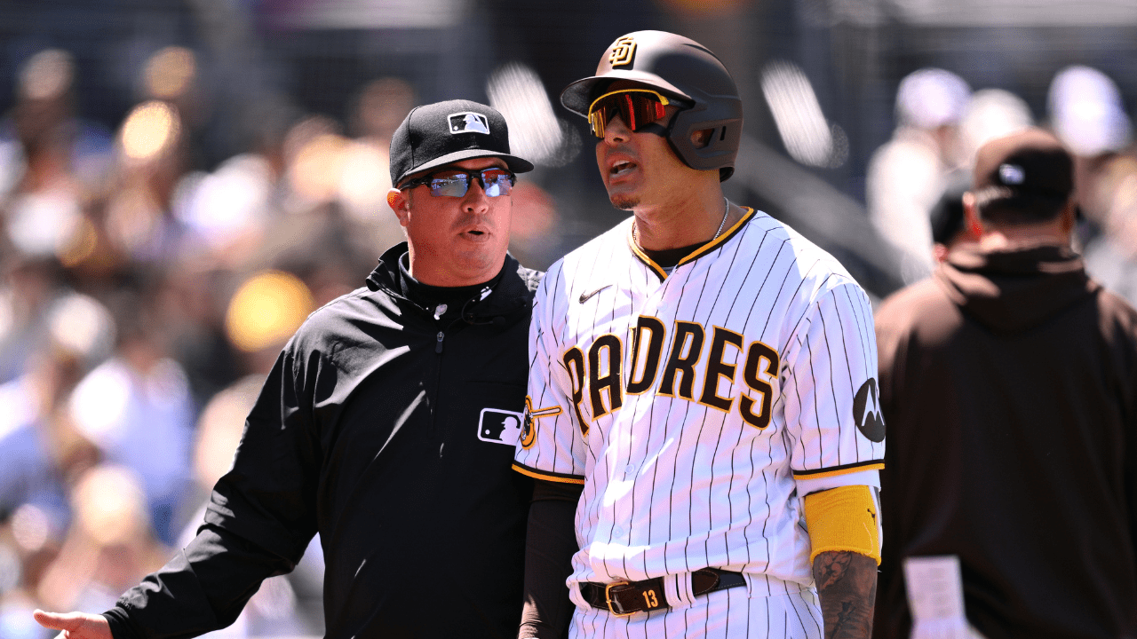 San Diego Padres' Manny Machado ejected after pitch clock violation 