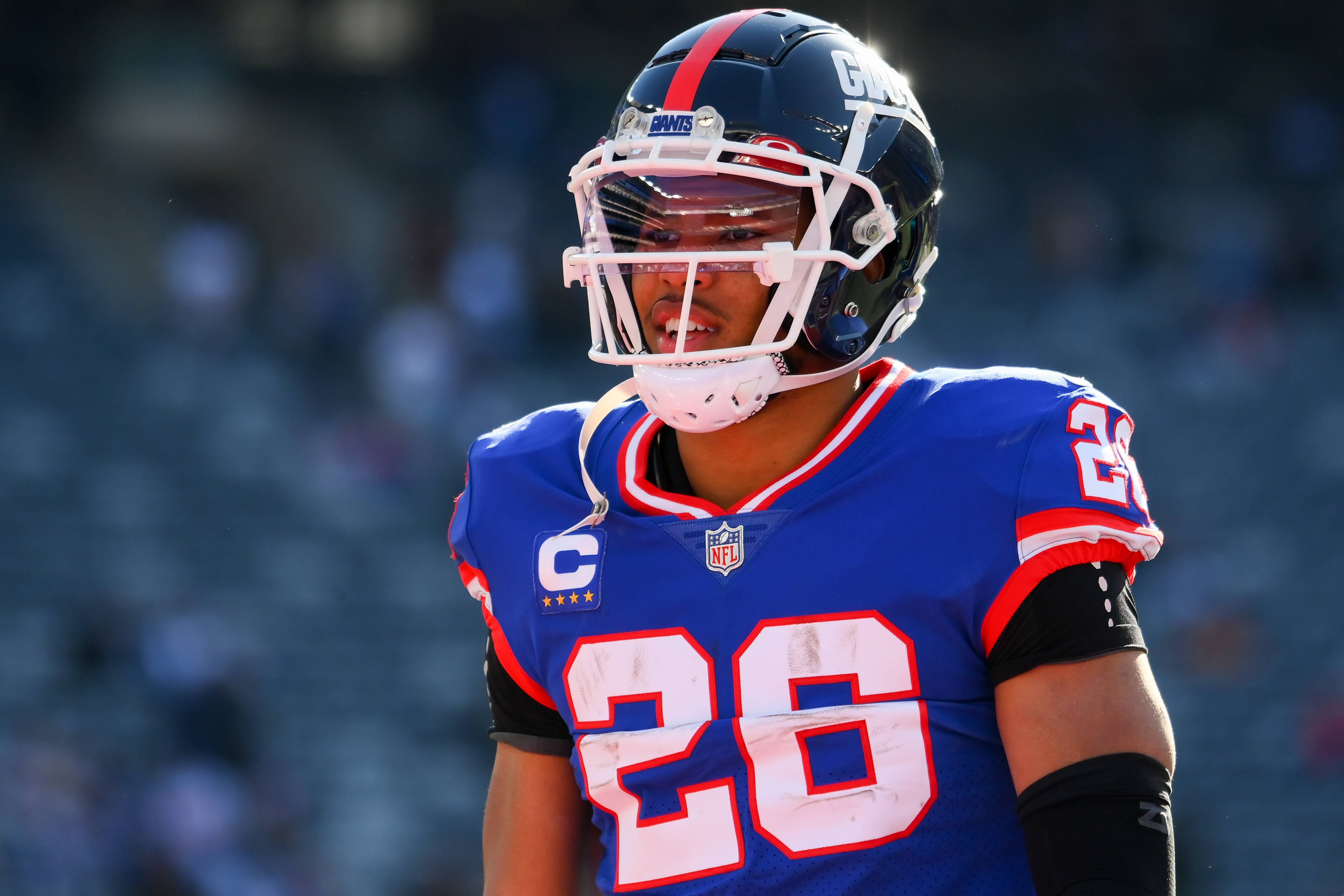 Saquon Barkley removed the Giants from his Twitter bio 