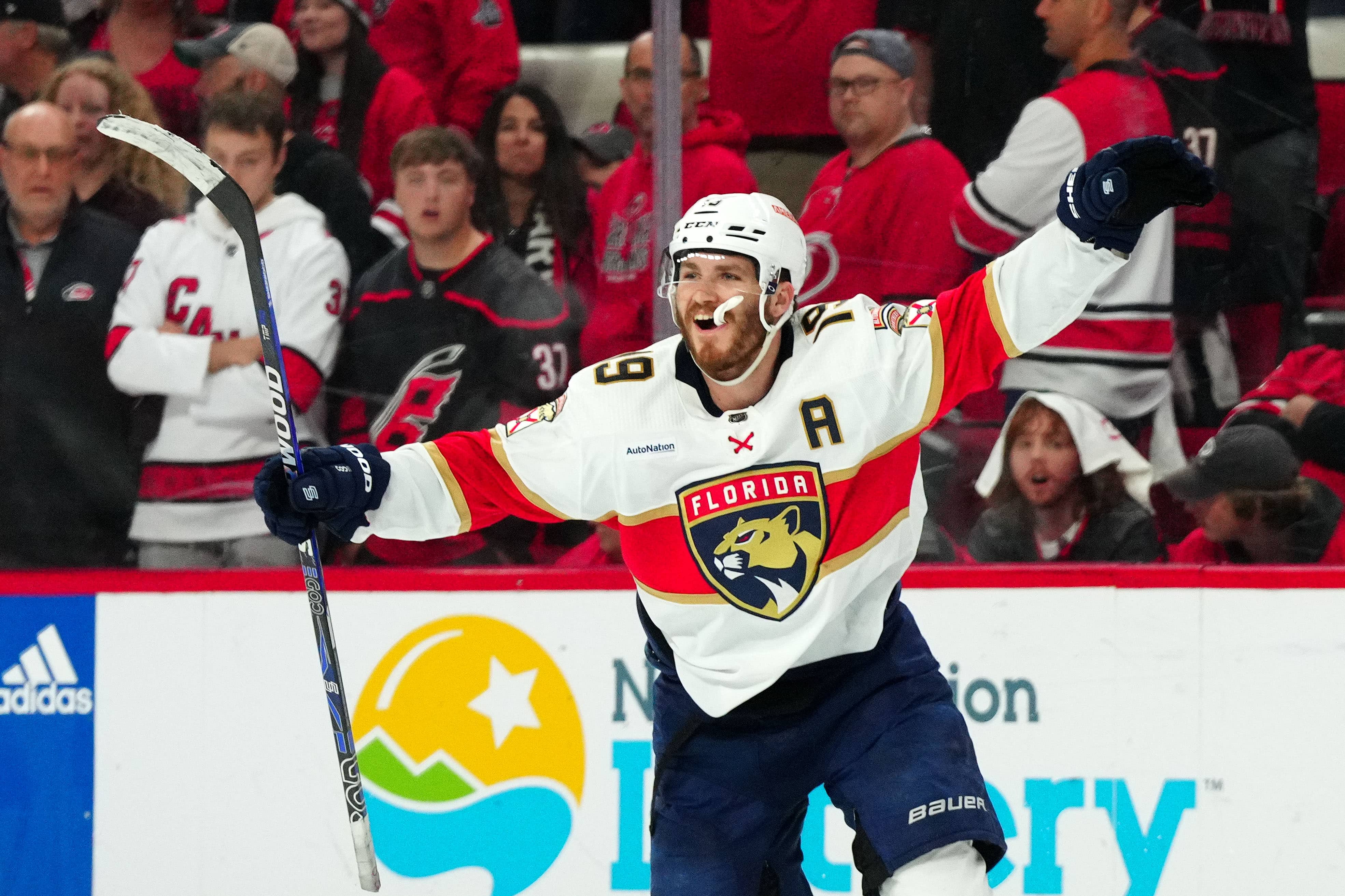 Panthers beat Hurricanes in quadruple OT of Eastern Conference