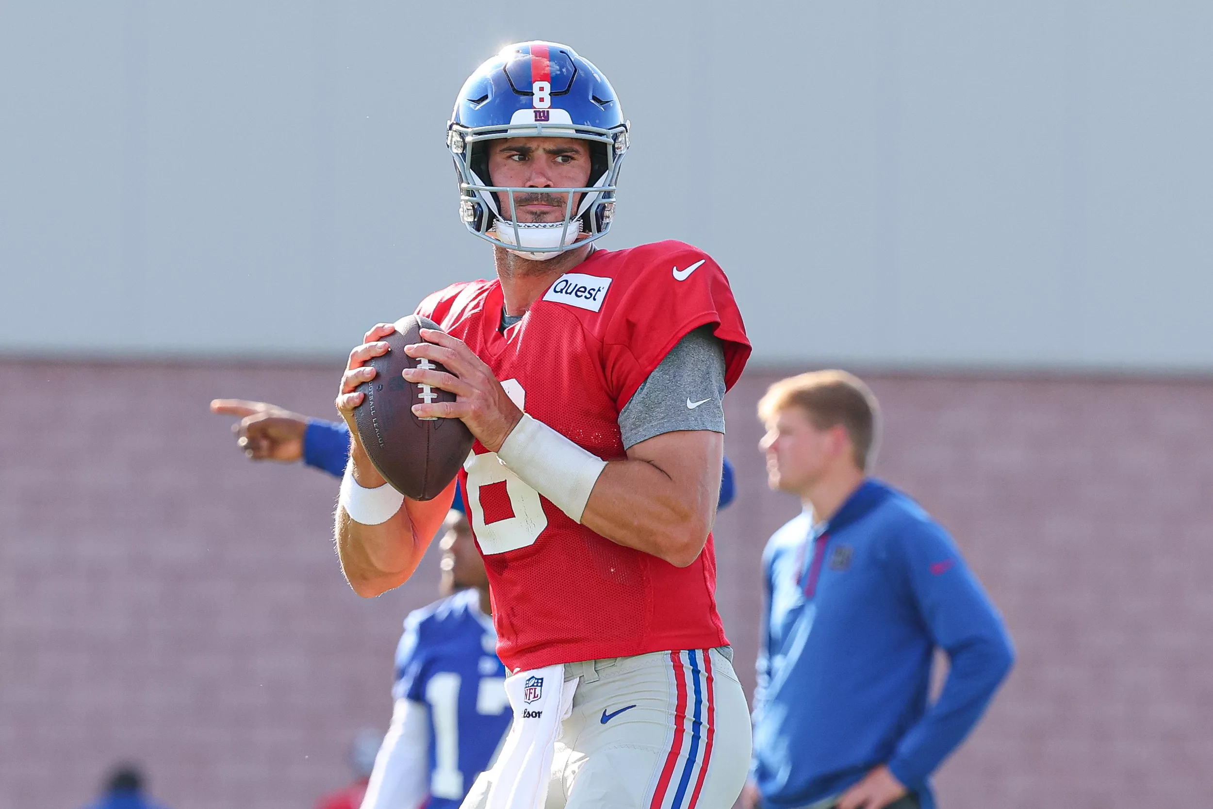 Daniel Jones had his best practice of training camp