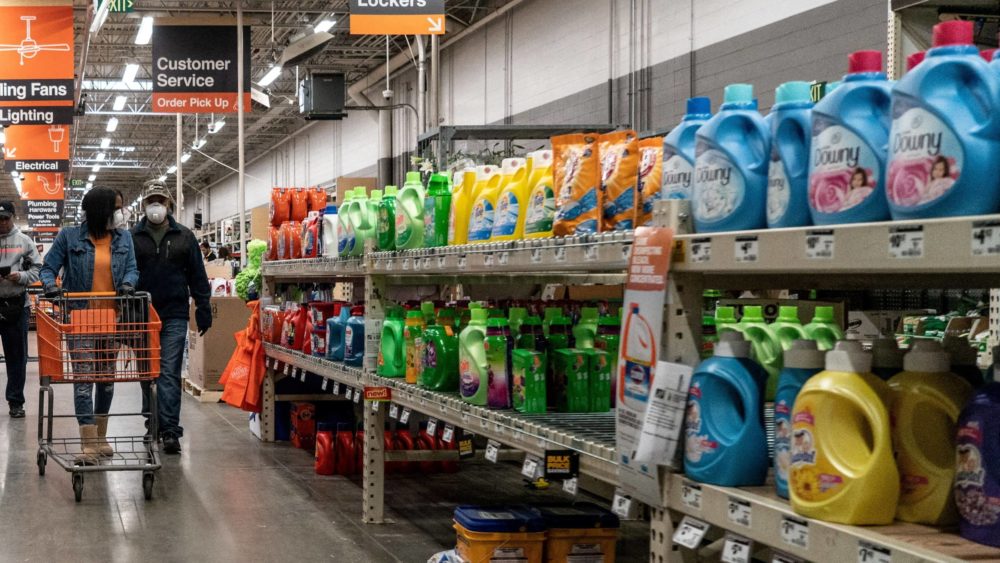file-photo-shoppers-browse-in-a-home-depot-building-supplies-store-while-wearing-masks-in-st-louis