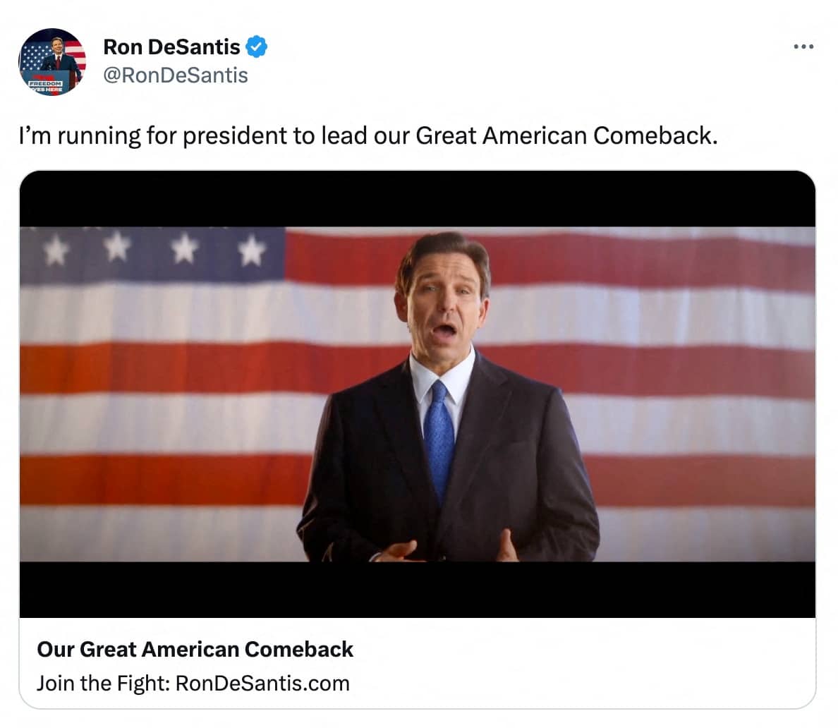 a-tweet-from-florida-governor-ron-desantis-announcing-he-is-running-for-the-2024-republican-presidential-nomination-is-seen-is-this-screen-grab