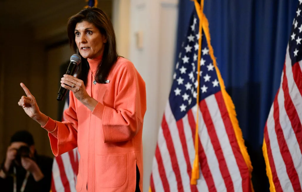 republican-presidential-candidate-nikki-haley-holds-a-rally-ahead-of-new-hampshire-primary-election-in-bretton-woods