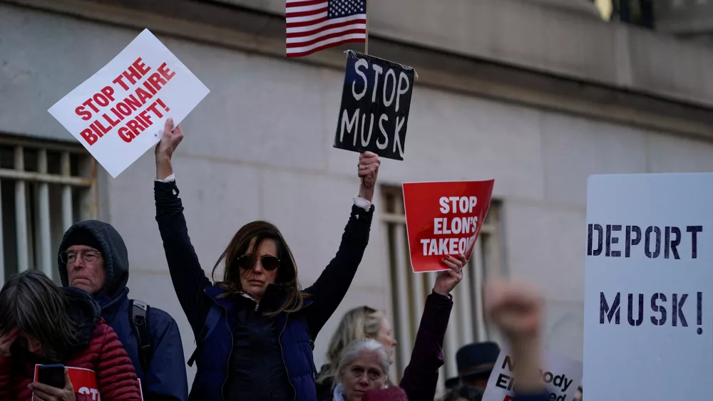 demonstrators-rally-outside-the-treasury-department-after-it-was-reported-billionaire-elon-musk-has-gained-access-to-the-u-s-treasurys-federal-payments-system-in-washington