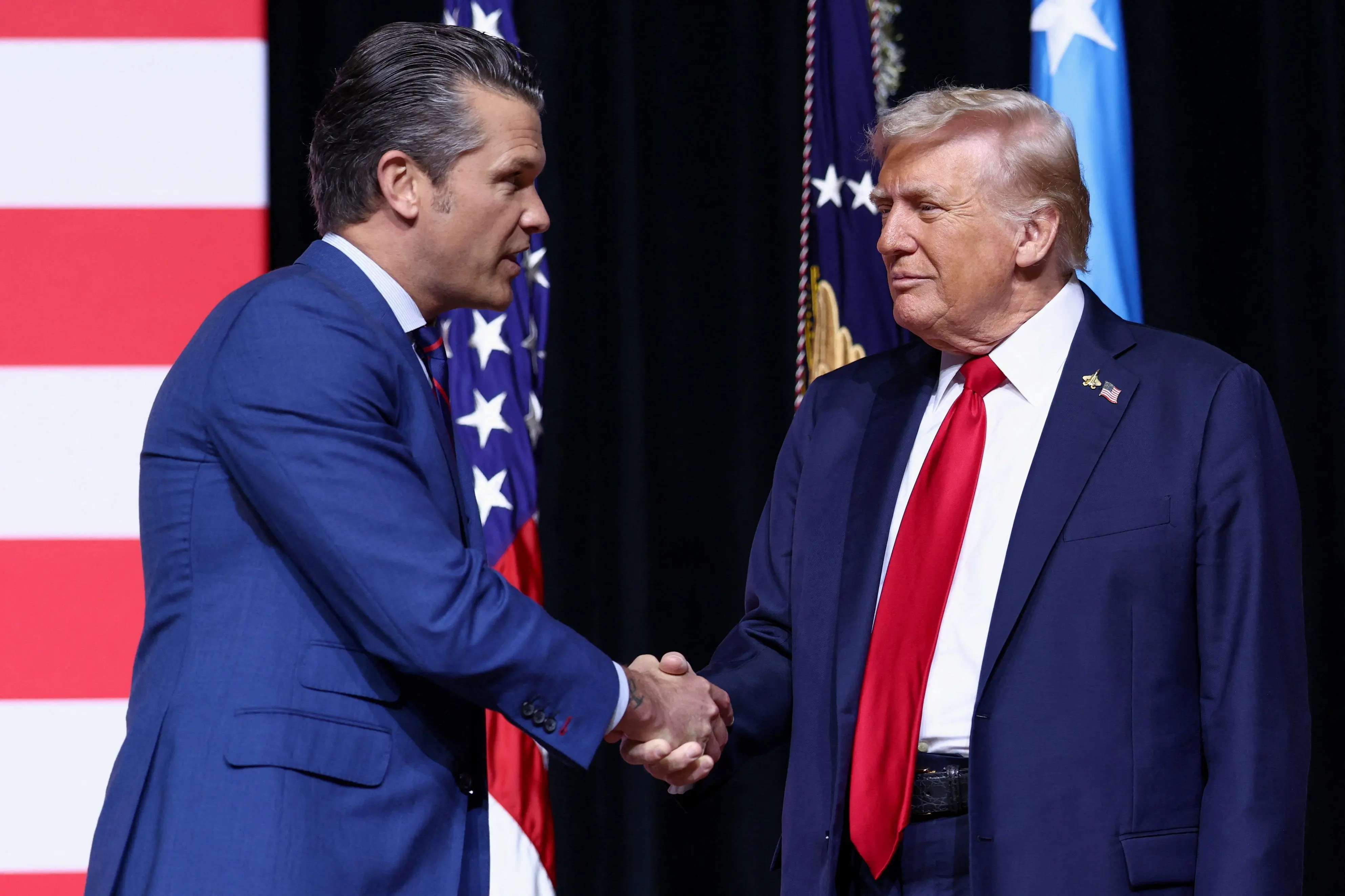 u-s-president-trump-presides-over-a-senior-military-leaders-meeting-convened-by-defense-secretary-hegseth-in-quantico