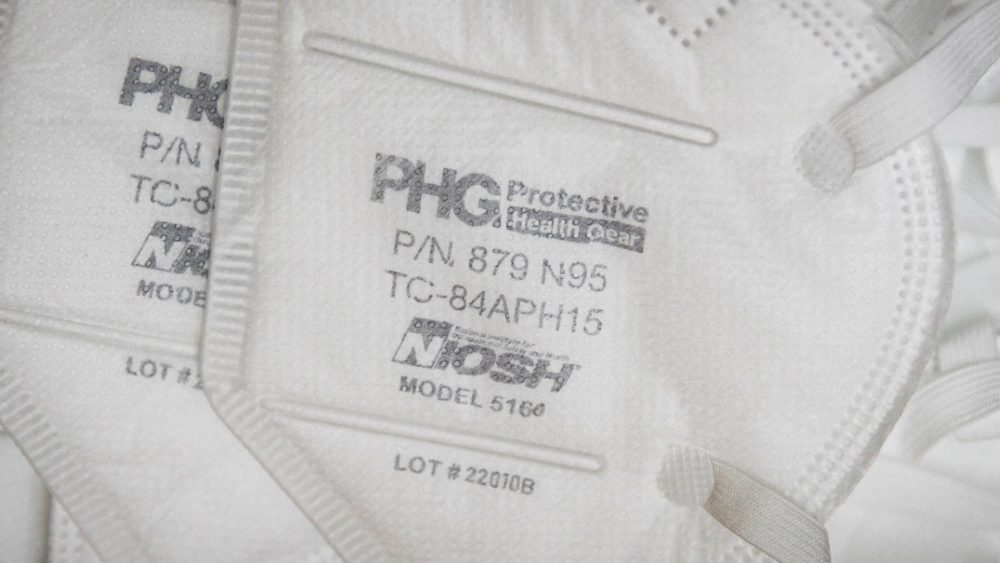 n95-respirators-are-stacked-for-during-manufacturing-at-protective-health-gear-phg-in-paterson-new-jersey