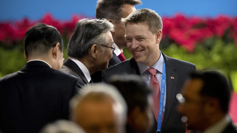 matt-pottinger-special-assistant-to-u-s-president-donald-trump-and-national-security-council-senior-director-for-east-asia-arrives-for-the-opening-ceremony-of-the-belt-and-road-forum-in-beijing