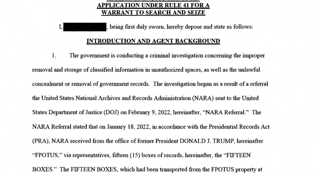 afffidavit-supporting-the-fbi-search-of-former-u-s-president-donald-trumps-mar-a-lago-estate-is-seen-after-being-released-by-u-s-federal-court-in-florida-2